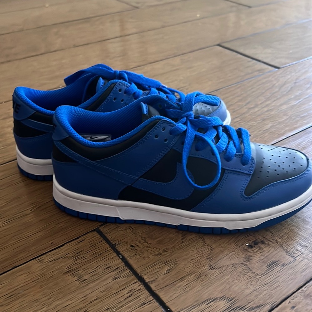 Nike Dunk Low Retro Black Hyper Cobalt 5Y (6.5 W)